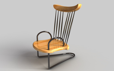 箭背钢管椅子|工业/产品|家具|NIBGNOHUW 